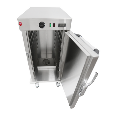 Parry Heated Mobile Gastronorm Trolley HTT Front View With Open Door
