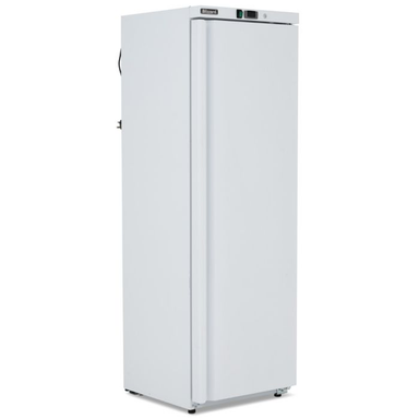 Blizzard HW40 Upright 320L Single Hinged Door Refrigerator Front/Left Side Angled View