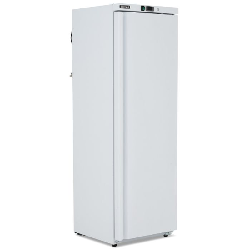 Blizzard HW40 Upright 320L Single Hinged Door Refrigerator Front/Left Side Angled View