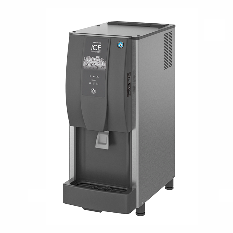 Hoshizaki DCM-120KE-HC Ice Dispenser - Angled Front/Right Side View