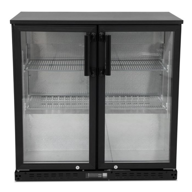 Koldbox KBC2 Double Hinged Glass Door Bottle Cooler Front View