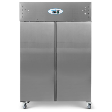 Blizzard BR2SS Upright Double Hinged Door Gastronorm Refrigerator Front View