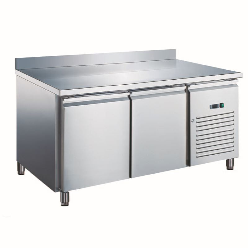 Koolmax KMC2DS 2 Door Stainless Steel Counter Fridge