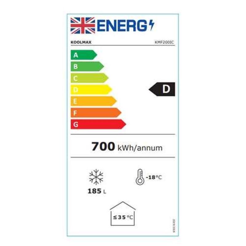 Koolmax KMF200IC Energy Label