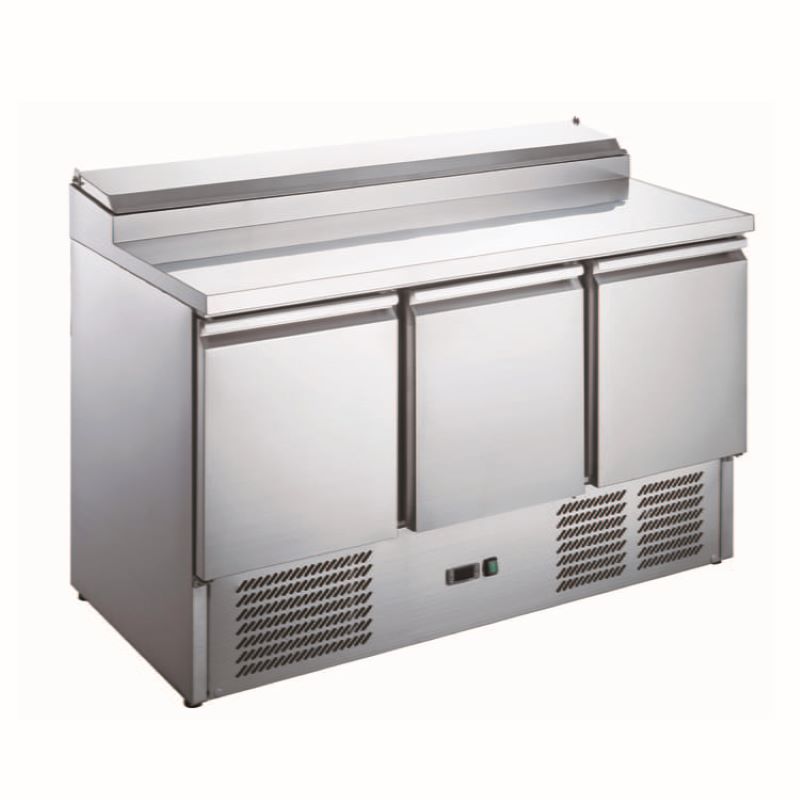 Koolmax KMC3EN 3 Door Saladette Prep Counter Fridge