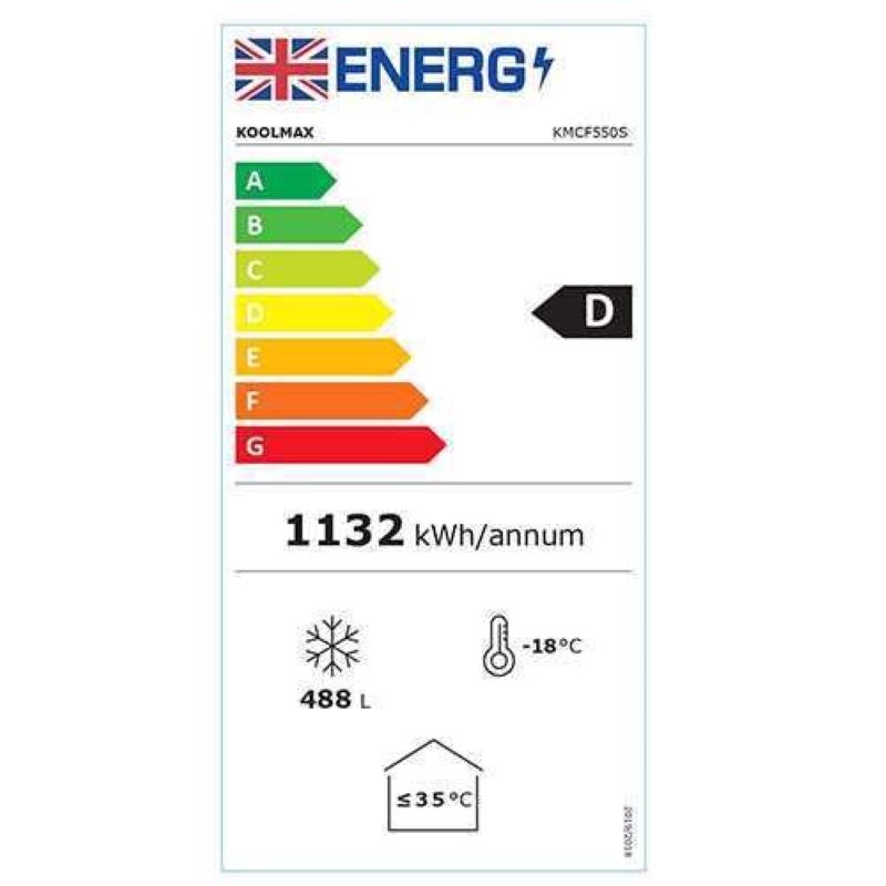Koolmax KMCF550S Energy Label