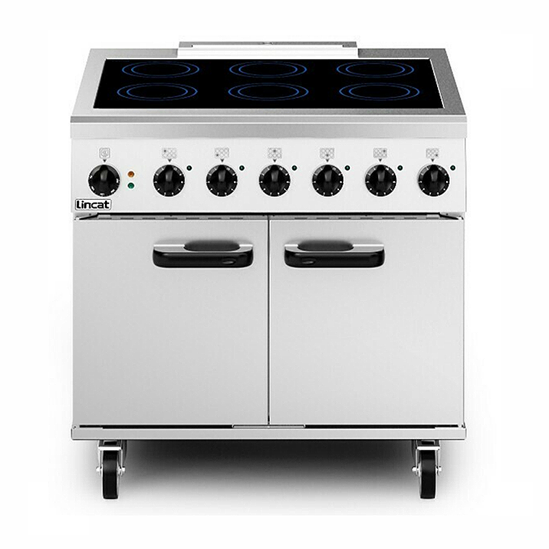 Lincat Phoenix PHER01 3PH Electric Free-Standing Induction Oven Range, Front Facing View