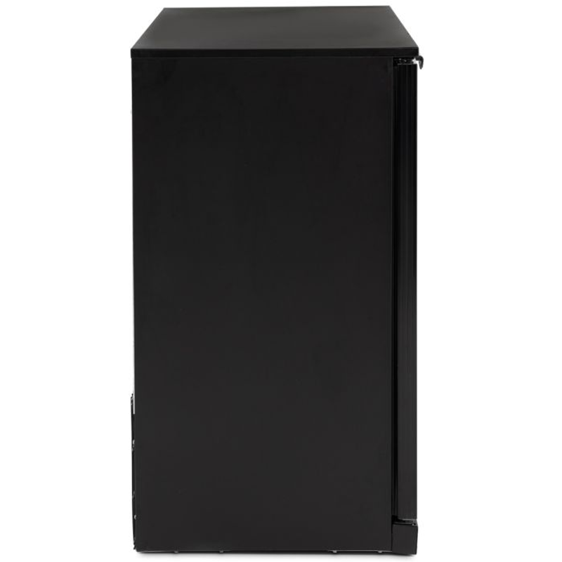 Blizzard LOWBAR3SL Low Height Triple Sliding Door Bottle Cooler Left Side View