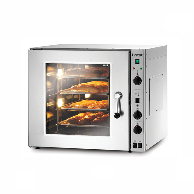 Lincat ECO9 Counter-Top Electric Convection Oven - Angled Front/Right Side View
