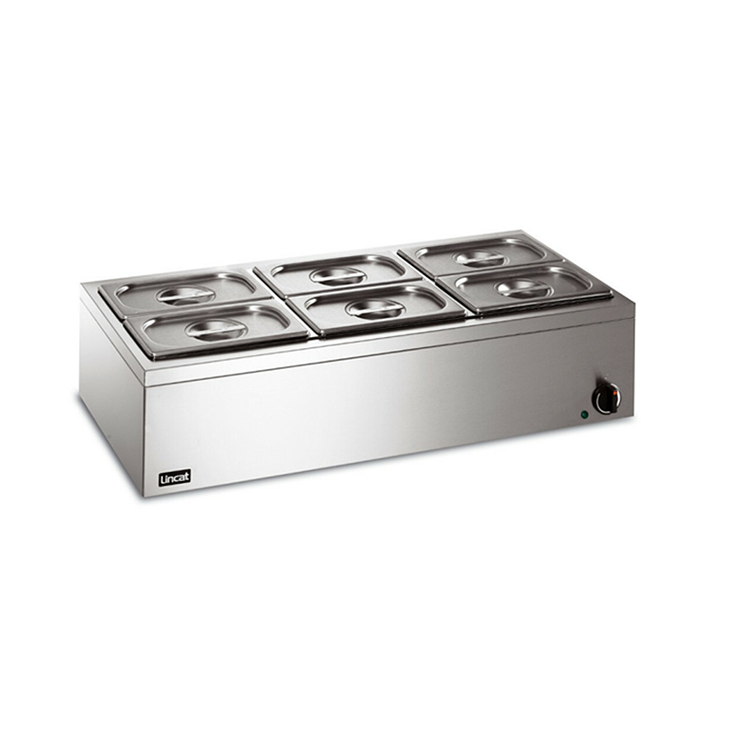 Lincat Lynx 400 LBM3W Wet Heat Bain Marie - Angled Front/Top Side View