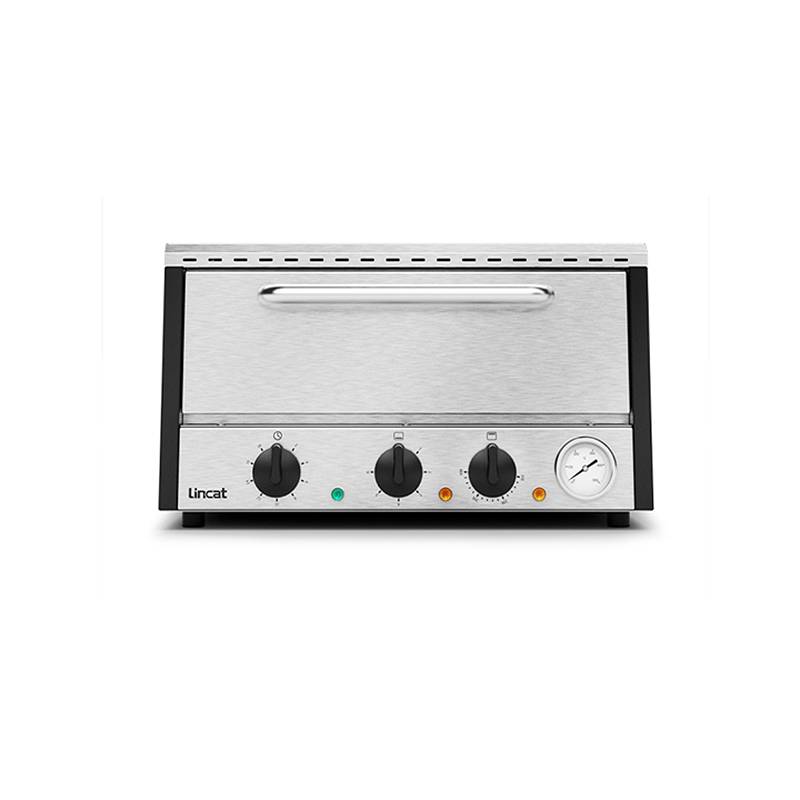 Lincat Lynx 400 LDPO/B Black Counter-top Electric Pizza Oven - Front Facing View