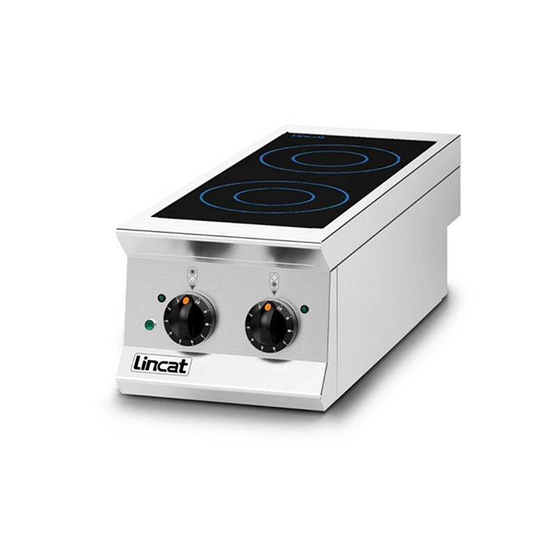 Lincat Opus OE8013 Counter-top Induction Hob - Angled Front/Right Side View