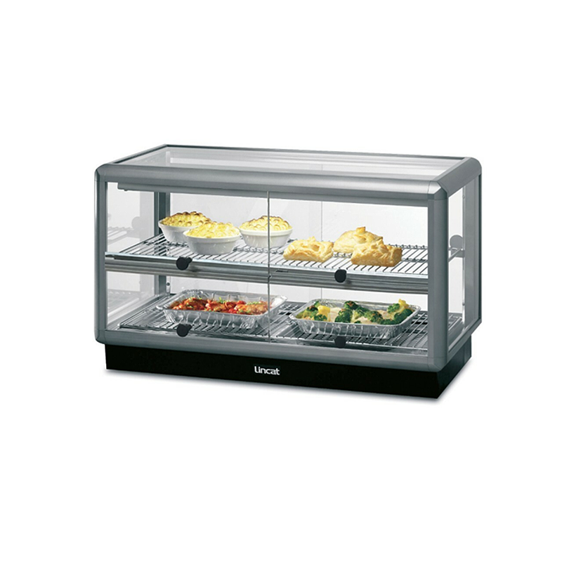 Lincat Seal D5H/100S 500 Series Counter-top Heated Merchandiser - Angled Front/Right Side View
