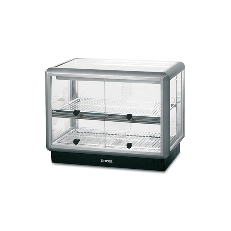 Lincat Seal D5H/75S 500 Range Counter-top Heated Merchandiser - Angled Front/Right Side View