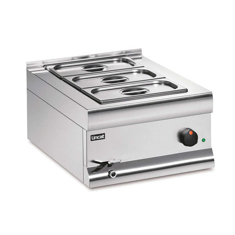 Lincat Silverlink 600 BM4BW Bain Marie - Angled Front/Left Side View