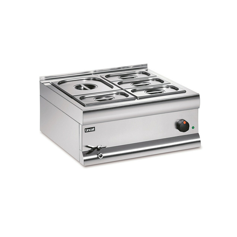 Lincat Silverlink 600 BM6AW Bain Marie - Angled Front/Left Side View