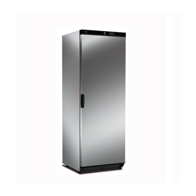 Mondial Elite KICNX40LT Single Door Stainless Steel Freezer 360L Capacity, Angled Front/Left Side View