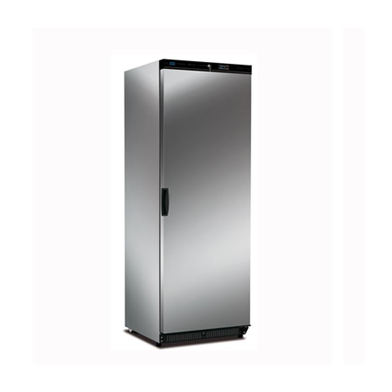 Mondial Elite KICNX40LT Single Door Stainless Steel Freezer 360L Capacity, Angled Front/Left Side View