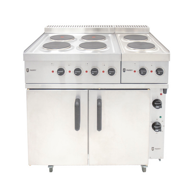 Parry Electric Oven with 2 Hob Top and 4 Hob Top P9EO18701871 Front View