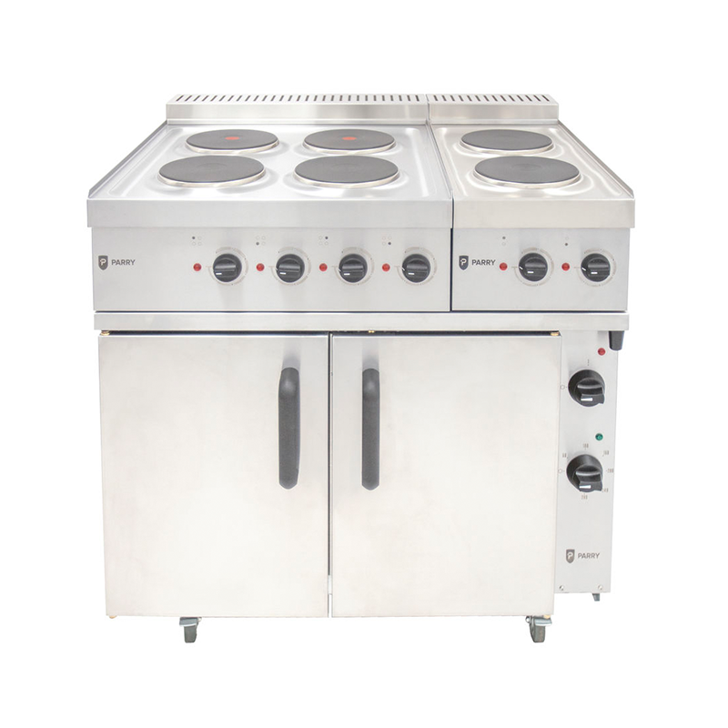 Parry Electric Oven with 2 Hob Top and 4 Hob Top P9EO18701871 Front View