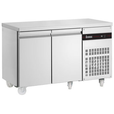 Inomak PN99-HC, 2 Door 1/1 Gastronorm Counter 274L Capacity, Angled Front/Left Side View