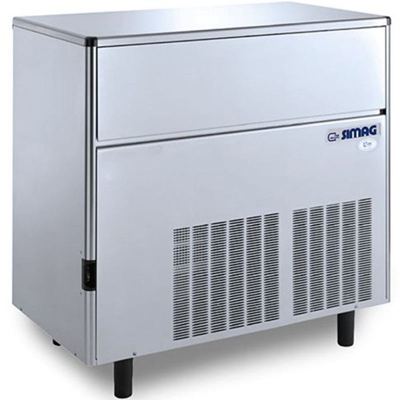 SIMAG SDE170 Self-contained Ice Maker Angled Front/Left Side View