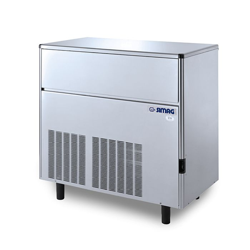 SIMAG SDE220 Self-contained Ice Maker Angled Front/Right Side View