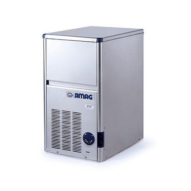SIMAG SDH24AS Integral Self-contained Ice Maker Angled Front/Right Side View