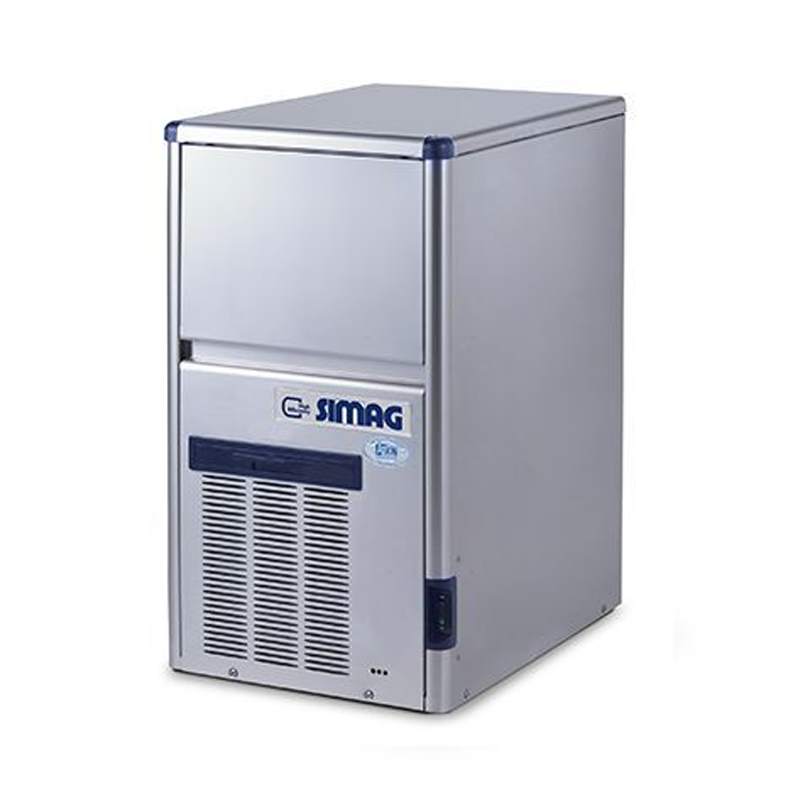SIMAG SDH30AS Self-contained Ice Maker Angled Front/Right Side View