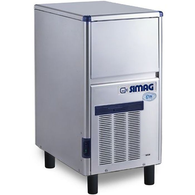 SIMAG SDH40AS Self-contained Ice Maker Angled Front/Left Side View