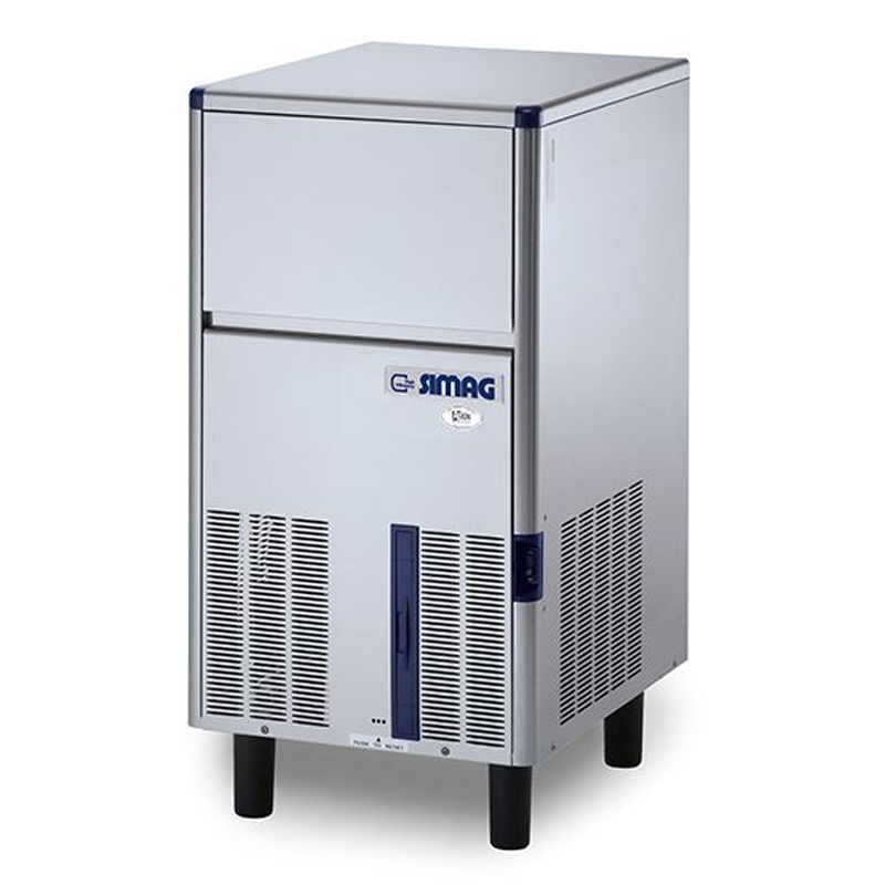 SIMAG SDH64 Self-contained Ice Maker Angled Front/Right Side View