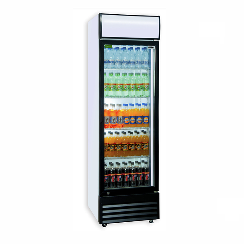 Staycold COLD578T Single Door Bottle Cooler - Angled Front/Left Side View