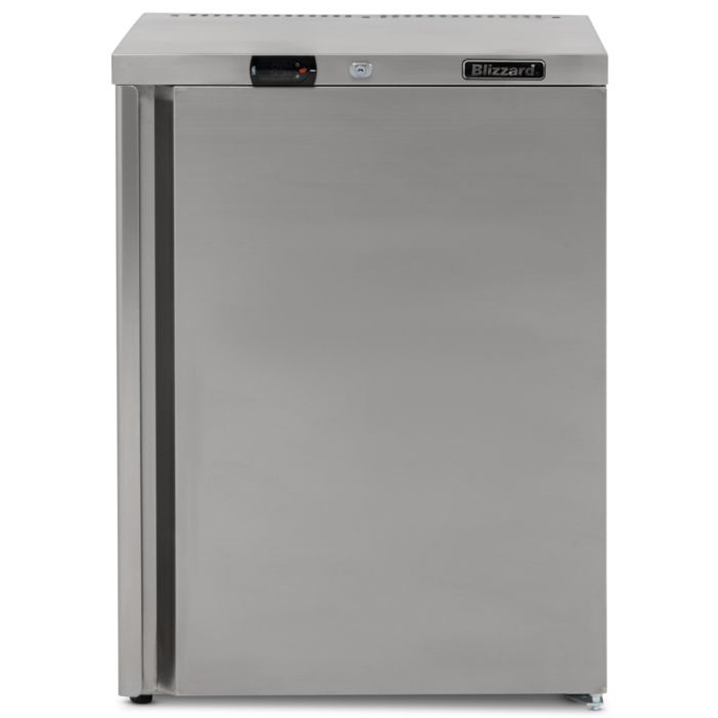 Blizzard UCR140 Single Hinged Door Under Counter Refrigerator Front View