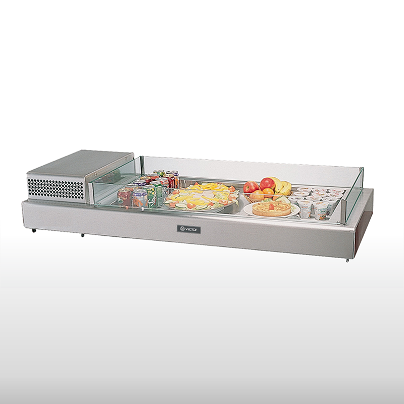 Victor BTOREF1 Refrigerated Caribbean Topper - Angled Front View