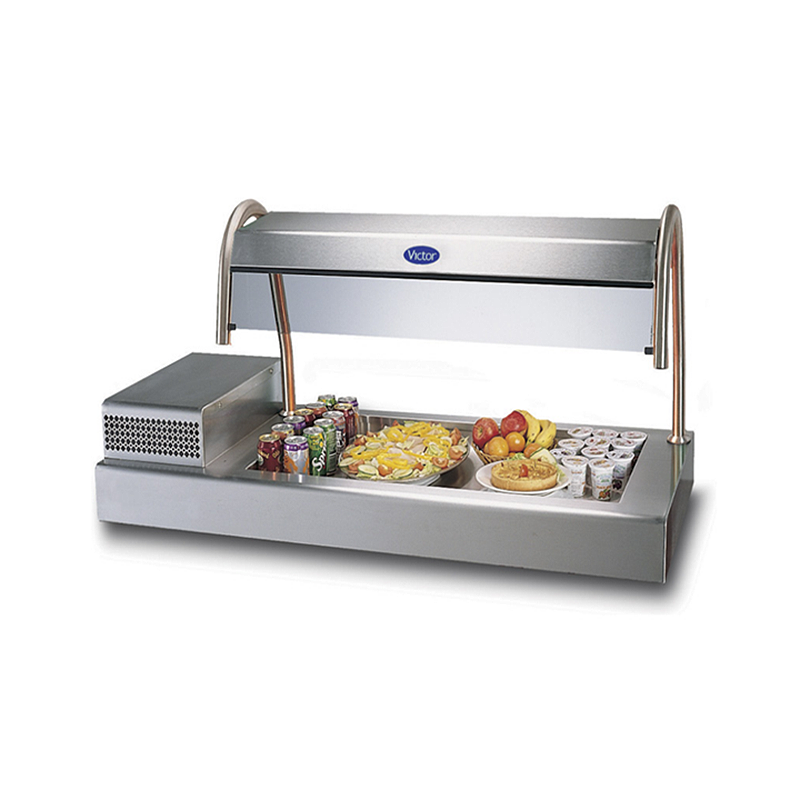 Victor CTREF15 Refrigerated Caribbean Topper - Angled Front/Right Side View