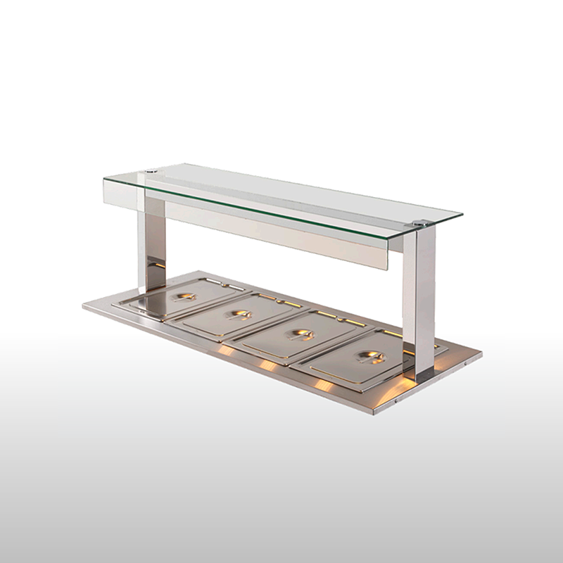 Victor SSHBD4 Bain Marie - Angled Front/Right Side View