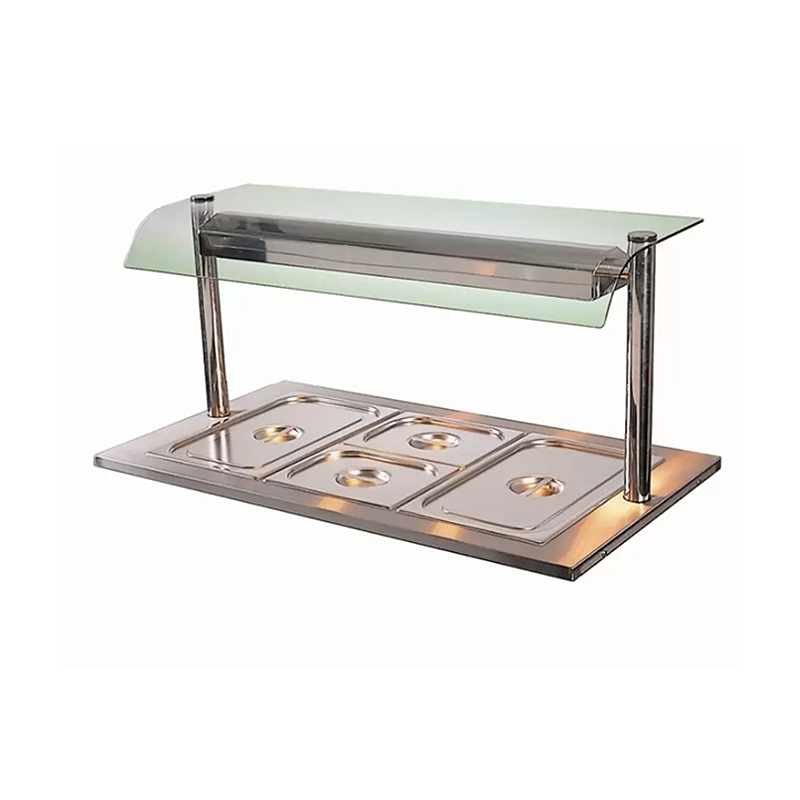 Victor Synergy DHBD3 Bain Marie - Angled Front/Right Side View