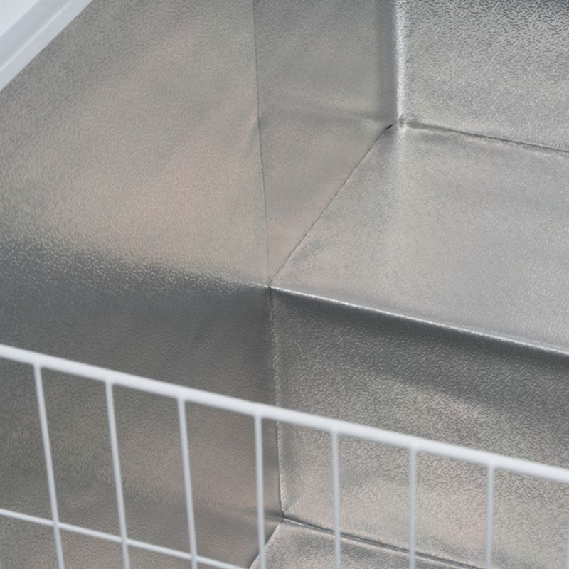 Blizzard CF650SS 650L Stainless Steel Lid Chest Freezer, Close Up View Of The Inside Of The Freezer