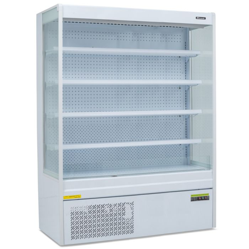 Blizzard BTD150WH Refrigerated Open Front Multideck Display Angled Front/Left Side View