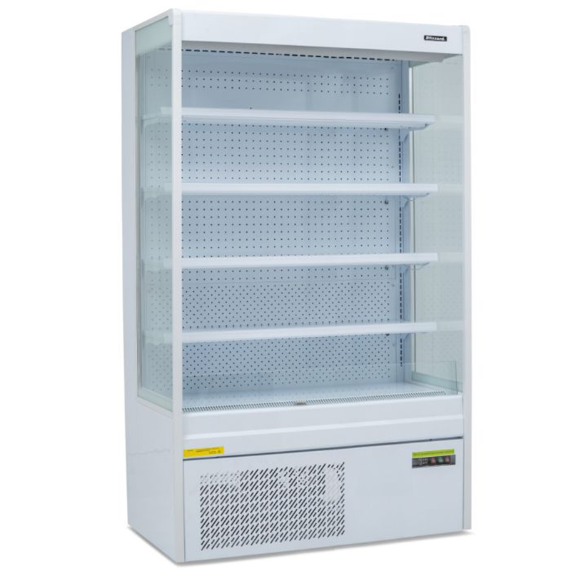 Blizzard BTD130WH Refrigerated 1.3m Open Front Multideck Display Angled Front/Left Side View