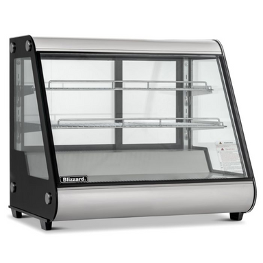 Blizzard COLDT1 Refrigerated Counter Top Merchandiser, Angled Front/Left Side View