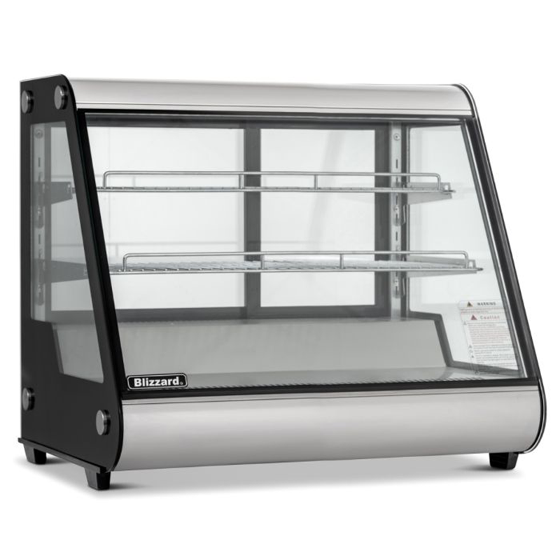 Blizzard COLDT1 Refrigerated Counter Top Merchandiser, Angled Front/Left Side View