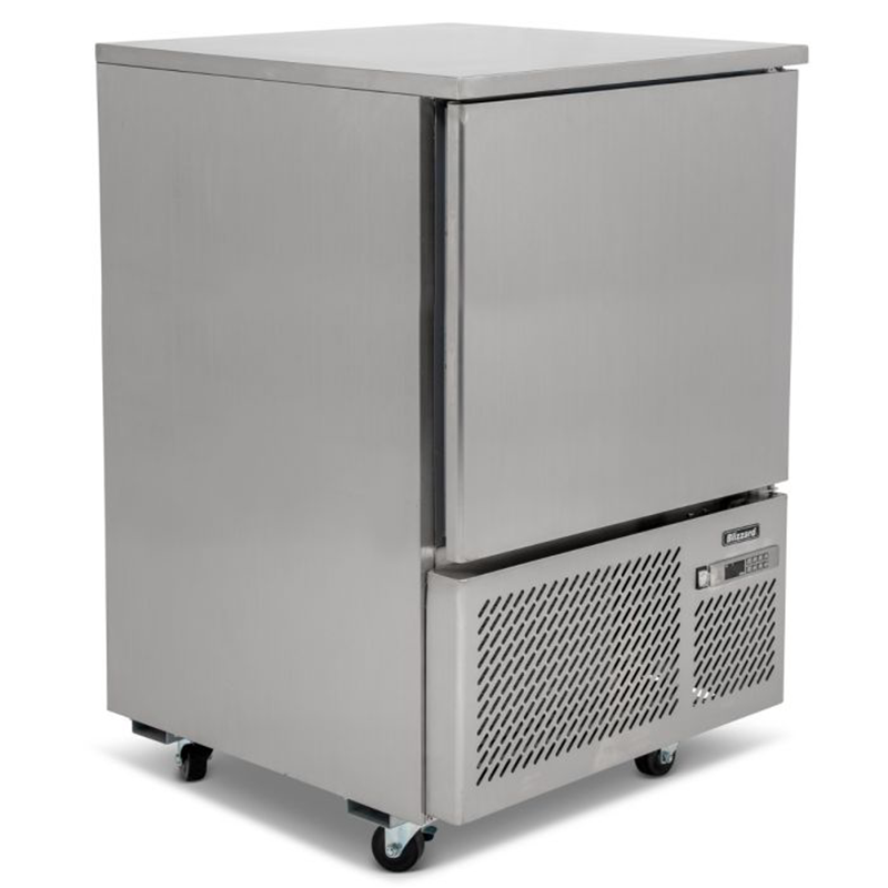 Blizzard BCF40-HC 10 x GN1/1 Blast Chiller/Freezer, Angled Front/Left Side View