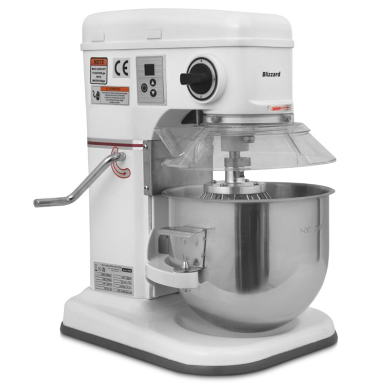 Blizzard FMX7 7L Planetary Mixer Angled Front/Left Side View