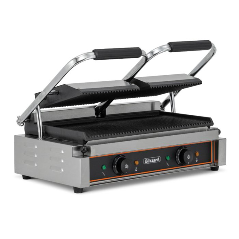 Blizzard BRRCG2 Double Contact Grill Angled Front/Left Side View