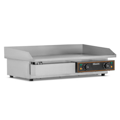 Blizzard BG2A Double Flat Top Griddle Angled Front/Left Side View