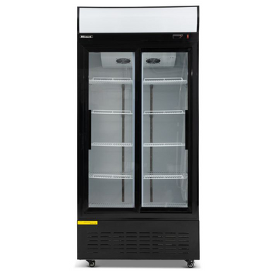 Blizzard GD630SL Double Glass Sliding Door Refrigerated Merchandiser 630L Capacity Front View