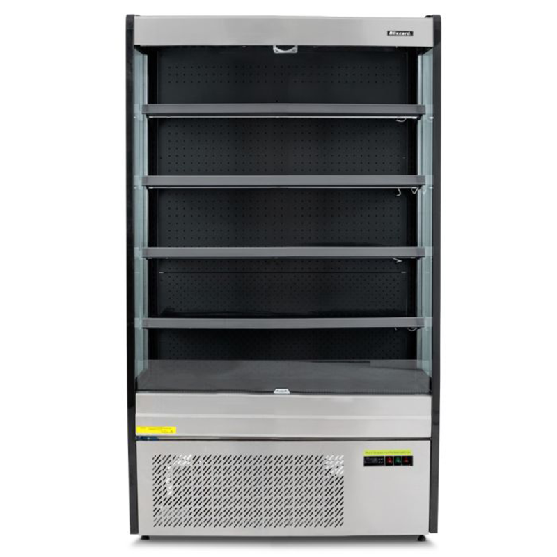 Blizzard BTD100SS 1m Slim Tiered Display Front View