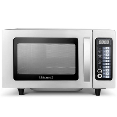 Blizzard BCM1000 1000W Light Duty Commercial Microwave, Front Facing View