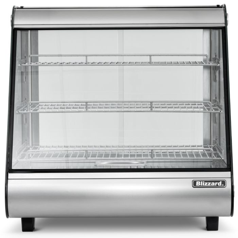Blizzard HOTT1 68CM Heated Counter Top Merchandiser, Front Facing View